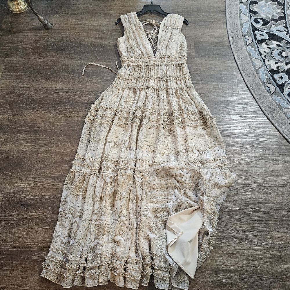 NWT Gianni Bini Summer Tierd Maxi Dress sz 6 - Picture 9 of 12